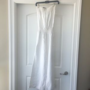 White Linen Jumpsuit